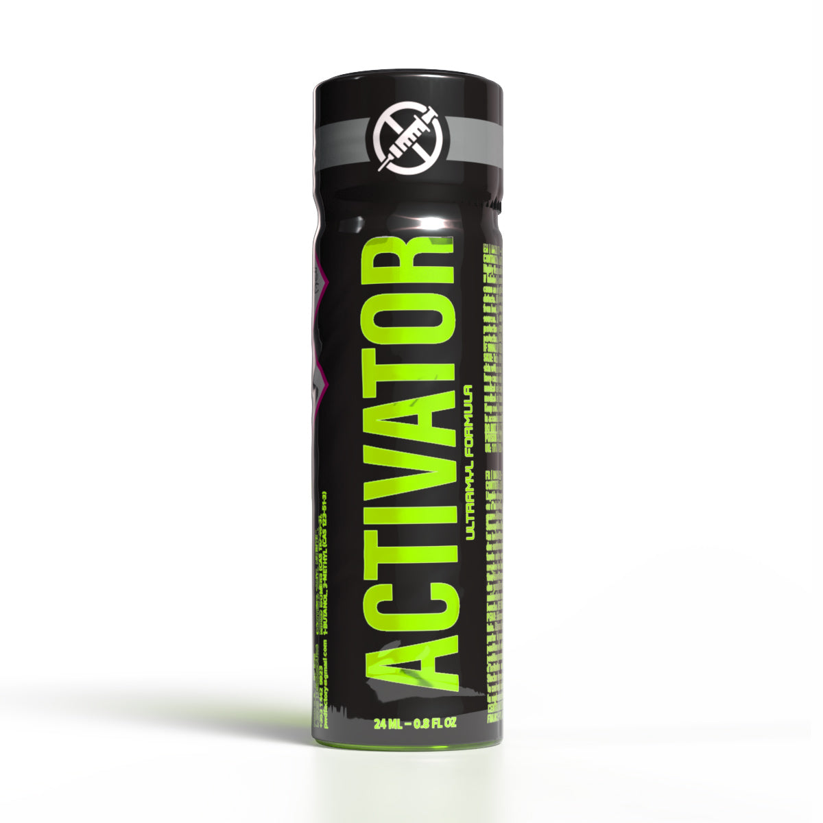 A product photo of a bottle of Activator Ultramyl Poppers.