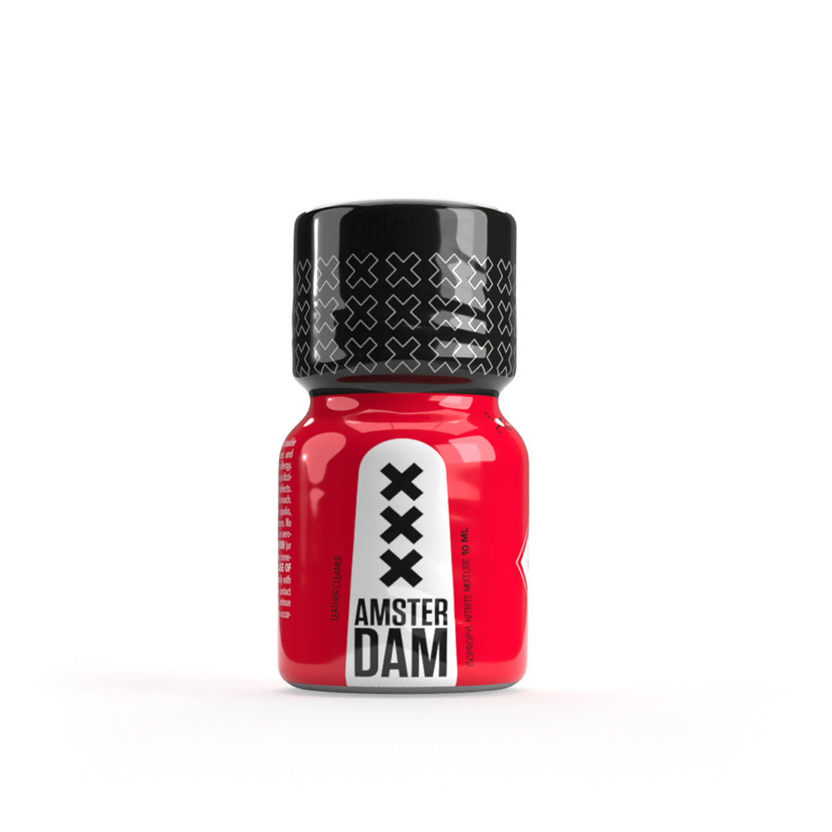 A product photo of a 10ml bottle of A'dam poppers.