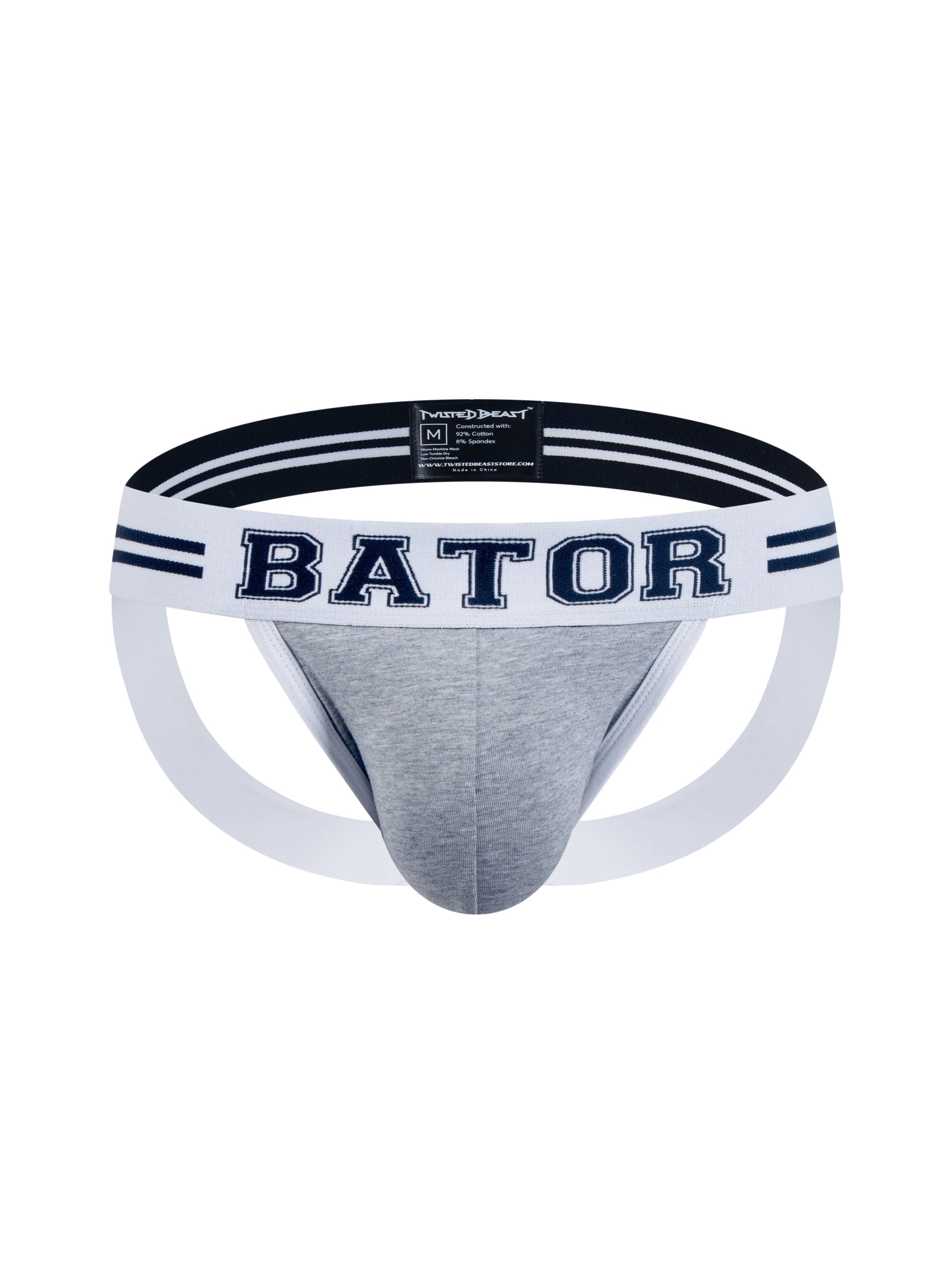 A front product photo of a Bator Jock in Grey.