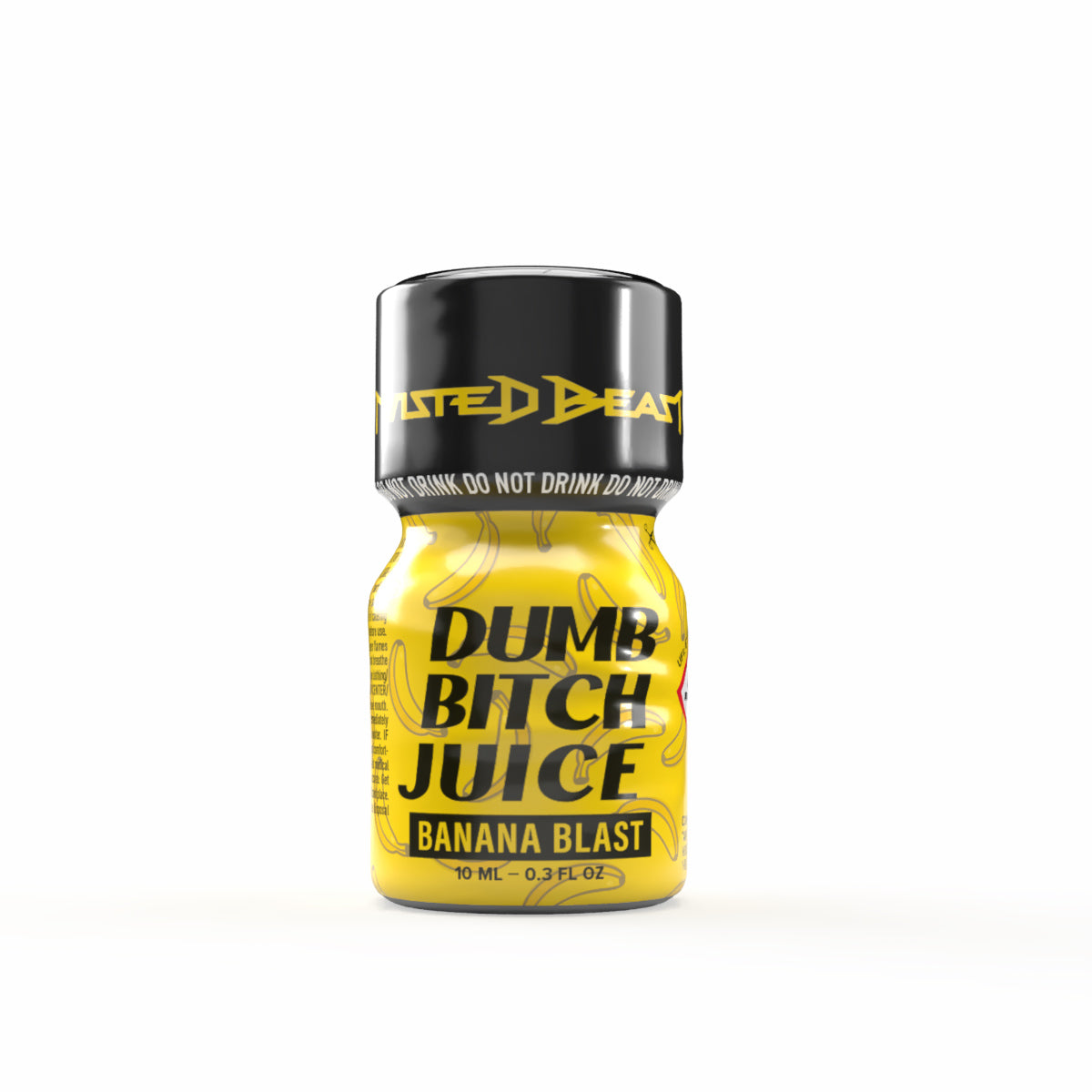 A 10ml bottle of DBJ Banana Blast. 
