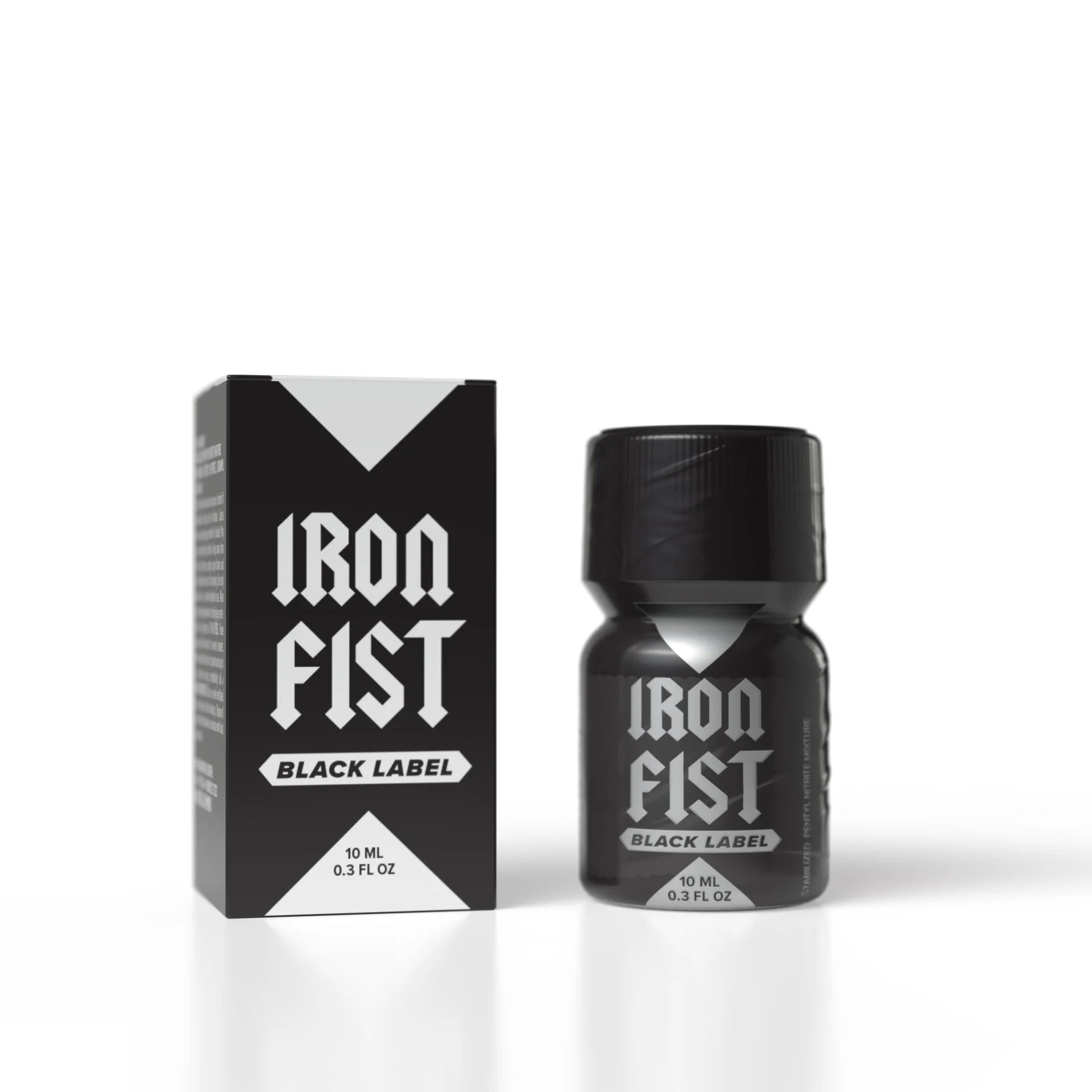 A product photo of Iron Fist Black 10ml Poppers.