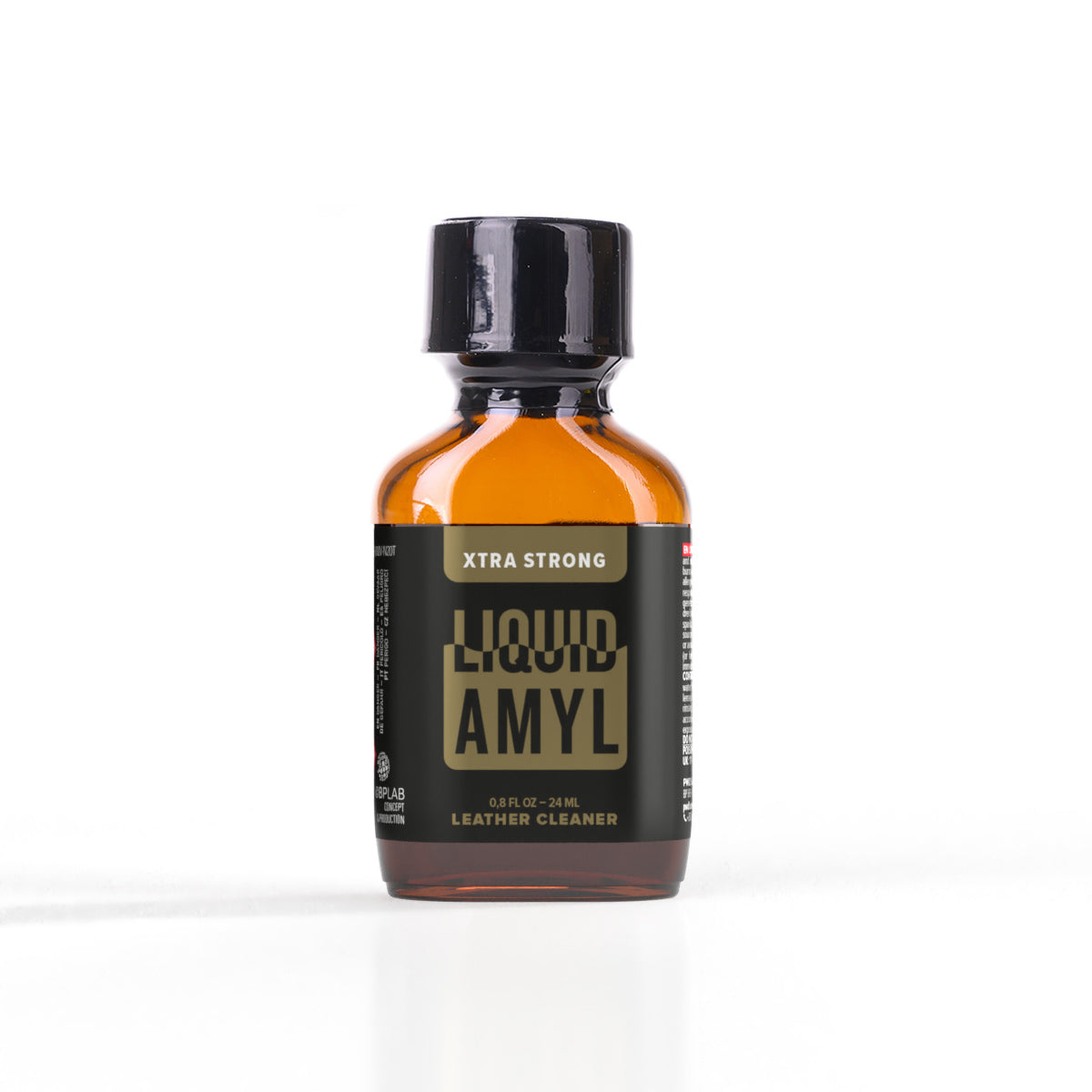 A product photo of a bottle of Liquid Amyl Poppers.