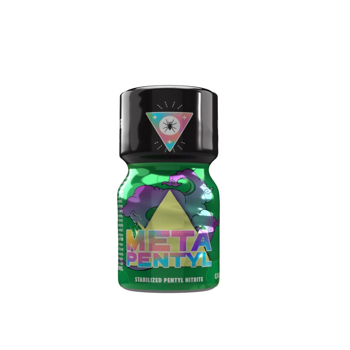 A product photo of a 10ml bottle of Meta Pentyl Poppers.