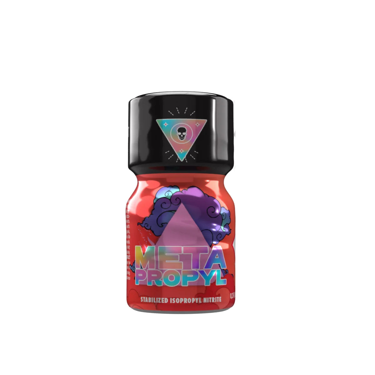 A product photo of a 10ml bottle of Meta Propyl Poppers.