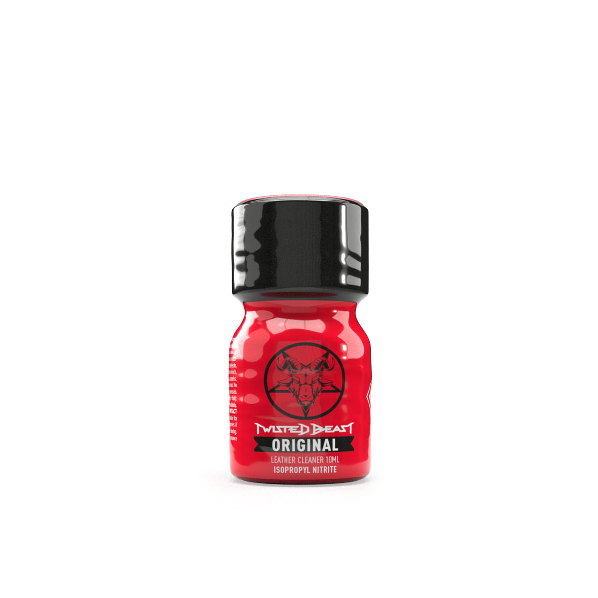 A 10ml bottle of Twisted Beast Original Poppers.