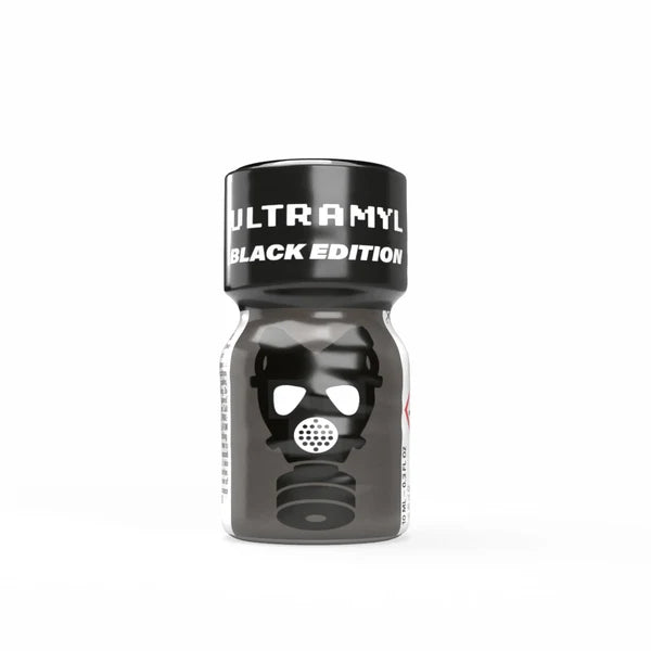 A 10ml bottle of Ultramyl Black Poppers.