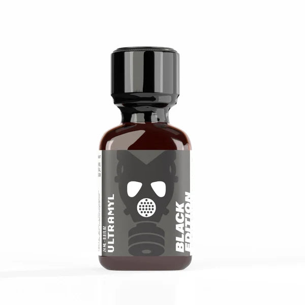 A 24ml bottle of Ultramyl Black poppers.