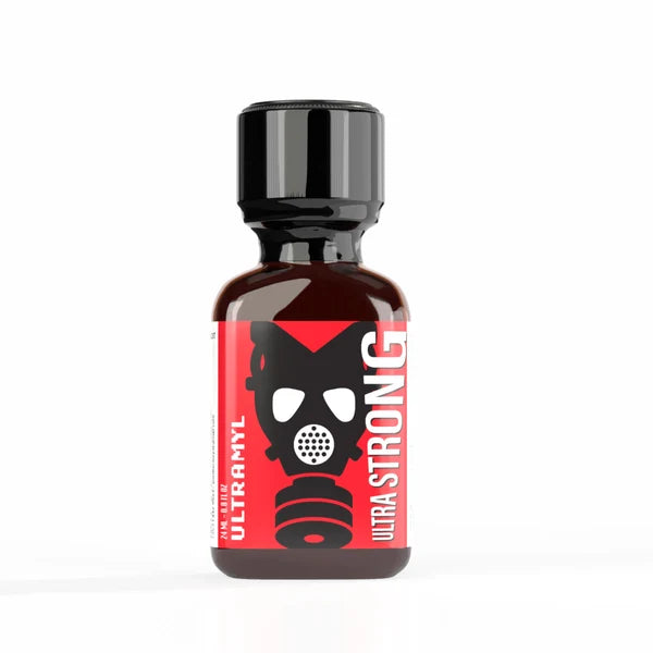 A 24ml bottle of Ultramyl Ultra Strong Poppers.