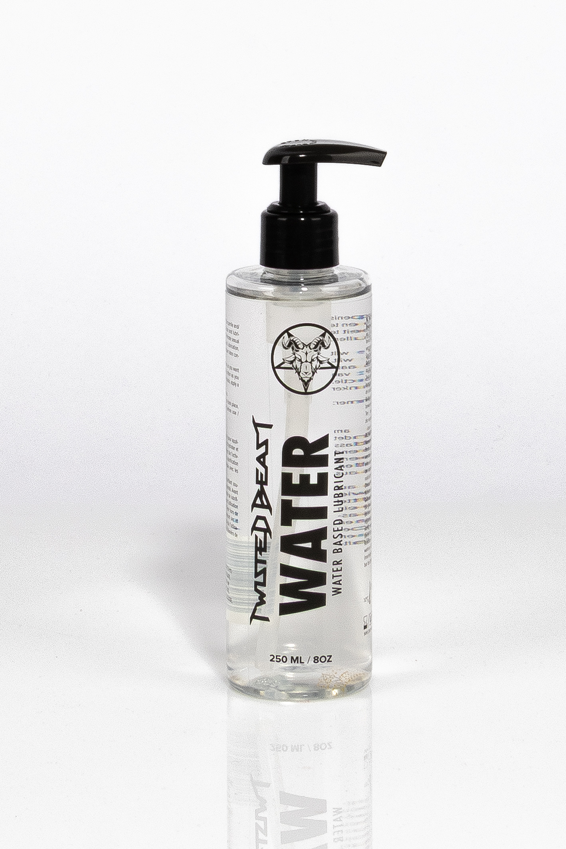 A product photo of Twisted Beast Water-Based Lube.